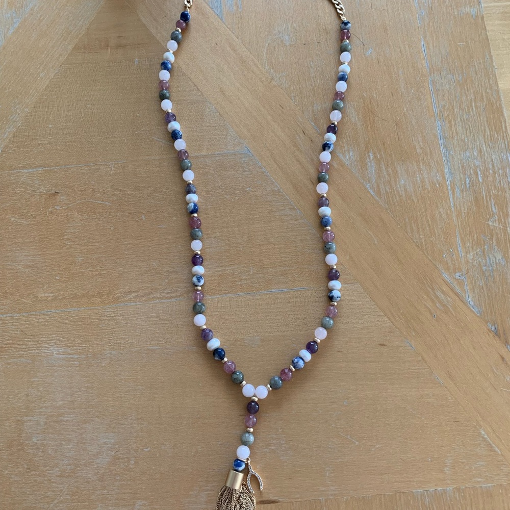 White House Black Market beaded necklace